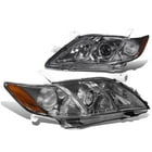 Black Housing Smoked Lens Projector Headlight Clear Signal for 04-09 Mazda3 4Dr